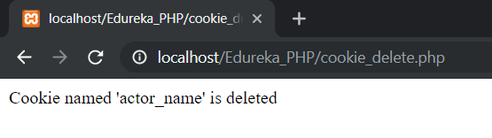 حذف cookie در زبان php
