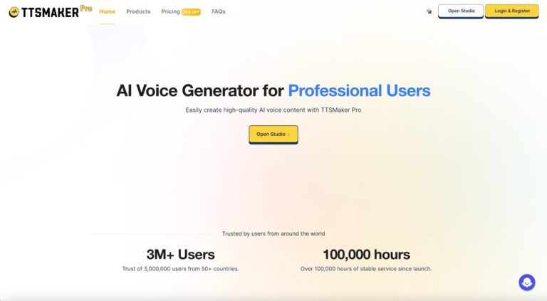 TTSMaker website